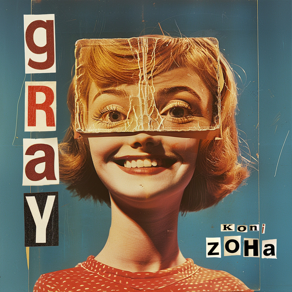 Pochette abstraite pour le morceau électronique Défragmentation par Koni Zoha, musique de scène sur Koni Play.